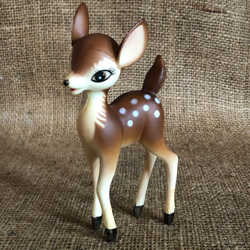 Vintage Reindeer - Deer Figurine - Bambi 1960's - Picture 1 of 10